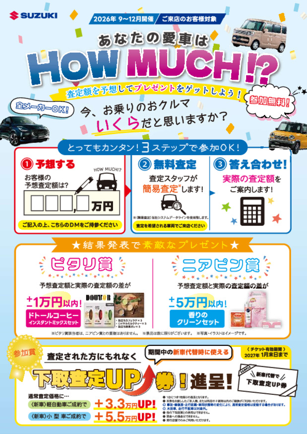 あなたの愛車はＨＯＷ ＭＵＣＨ!?